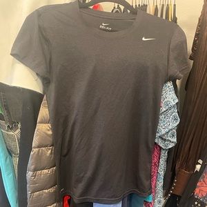 Nike Dri Fit Black Training Tee size Small